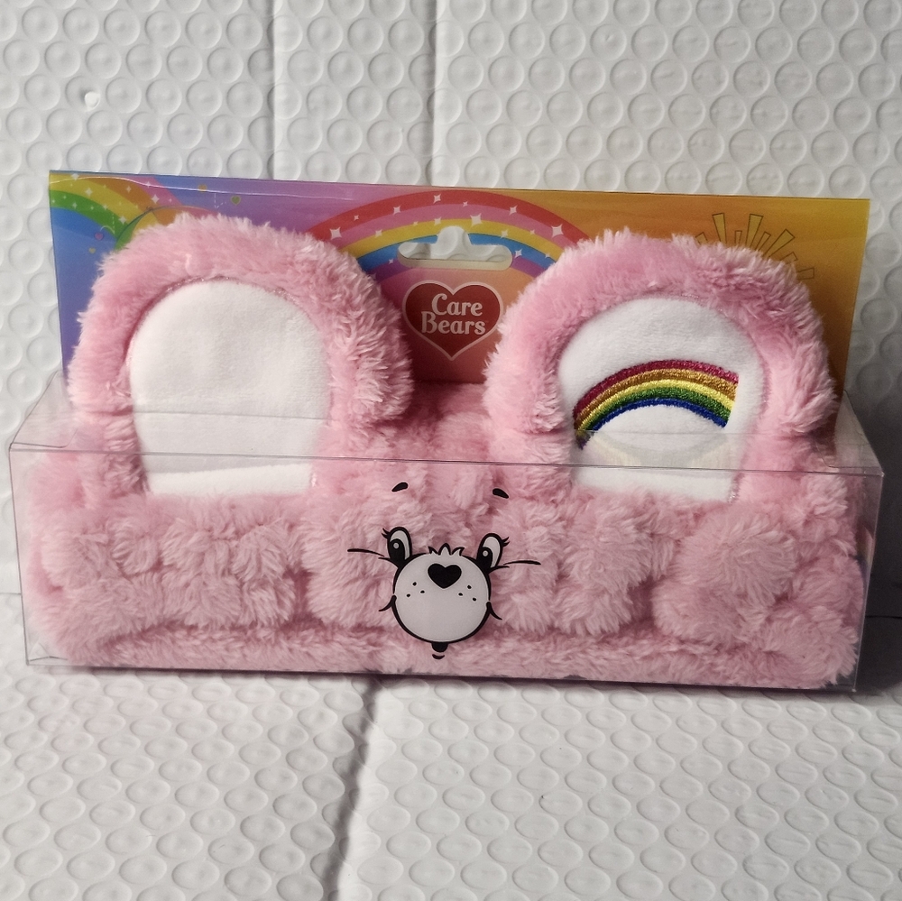 Care Bears Cheer Bear Pink Plush Spa Headband